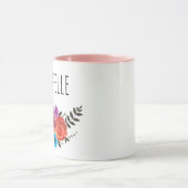 Waterverf Bloemnaam Mok (Midden)