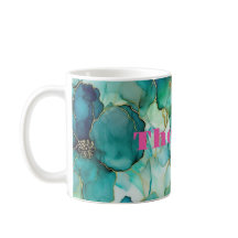 waterverf bloemontwerp met persoonlijke naam