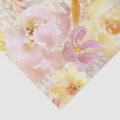 waterverf bloemoraal decoratief weefselpapier tissuepapier (Detail)