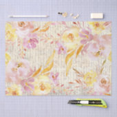 waterverf bloemoraal decoratief weefselpapier tissuepapier (Craft)