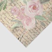 waterverf bloemoraal decoratief weefselpapier tissuepapier (Detail)