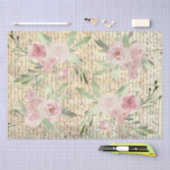 waterverf bloemoraal decoratief weefselpapier tissuepapier (Craft)