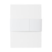 waterverf bloemroze bruiloft uitnodigingen wikkel (Achterkant Voorbeeld)