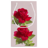 Waterverf bloemrozen cadeautas (Achterkant)