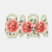 Waterverf Bloemrozen Gable Feest Bedankdoosjes (Uitgevouwen)