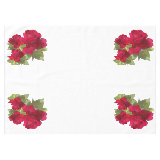 Waterverf bloemrozen Tafelkleed (Voorkant (Horizontaal))