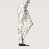 Waterverf Bloemstuk Legging met Wilde Bloemen (Rechts)
