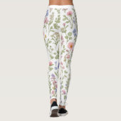 Waterverf Bloemstuk Legging met Wilde Bloemen (Achterkant)