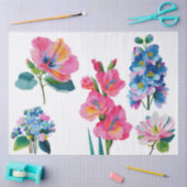 waterverf bloemstuk tissuepapier (Craft)