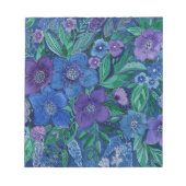 Waterverf, bloemtuin notitieblok (Voorkant)