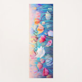 Waterverf Bloemveld Meditatie Yogamat (Voorkant)