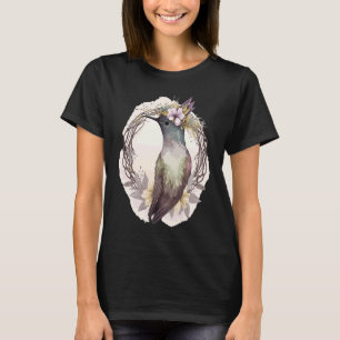 Waterverf Bloemvogels bloemen bloemen bloemen bloe T-shirt