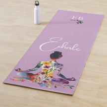 Waterverf Bloemvrouw Meditatie Monogram