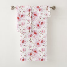 Waterverf Bloesem Kersenbloesem Roze Wit