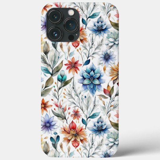 Waterverf bloesems Case-Mate iPhone case (Achterkant)