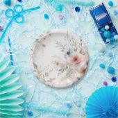 "Waterverf bloesems: moderne bloempapier Borden Papieren Bordje (Feest)