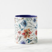 Waterverf bloesems mok (Midden)