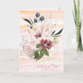 Waterverf bloesems worden goed Kaart (Voorkant)