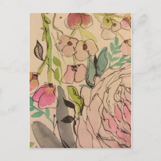 Waterverf blok 2 briefkaart (Voorkant)