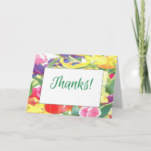 Waterverf Blokkerende Bedankt