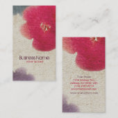 Waterverf Blokkering Visitekaartje (Voorkant / Achterkant)