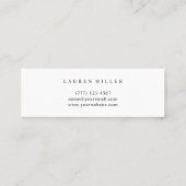 Waterverf Bloom | Pastel Mini Visitekaartje (Achterkant)