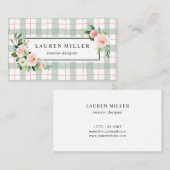 Waterverf Bloom | Pastel Visitekaartje (Voorkant / Achterkant)