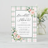 Waterverf Bloom | Pastel Vrijgezellenfeest Kaart (Staand voorkant)