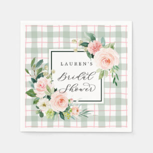 Waterverf Bloom   Pastel Vrijgezellenfeest Servet