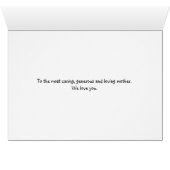 Waterverf Blooms en Buds Moederdag Kaart (Binenzijde Horizontaal (Onderkant))