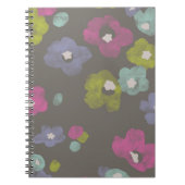 Waterverf Blooms Journal - Houtskool Notitieboek (Voorkant)