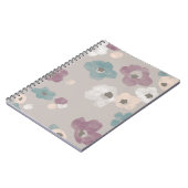 Waterverf Blooms Journal - Taupe Notitieboek (Linkerzijde)