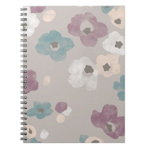 Waterverf Blooms Journal - Taupe Notitieboek