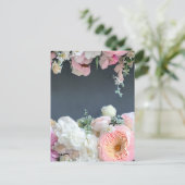 Waterverf Blooms Pattern Briefkaarten (Staand voorkant)