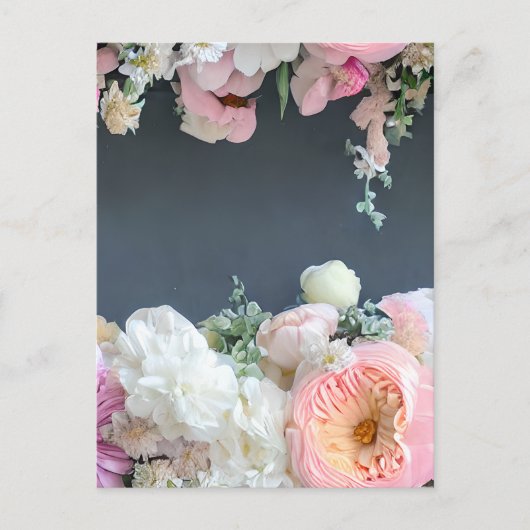 Waterverf Blooms Pattern Briefkaarten (Voorkant)