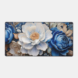 Waterverf Blossom bloemen, bureau mat