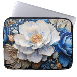 Waterverf Blossom bloemen laptop mouwen Sleeve