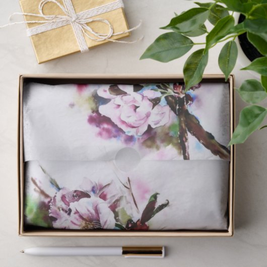 Waterverf Blossom Branch for Decoupage Tissuepapier (Geschenk)
