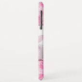 Waterverf Blossom Roze Monogram Foto Case-Mate iPhone Case (Achterkant/links)