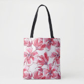 Waterverf Blossom Tote Bag (Voorkant)
