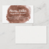 Waterverf Blot Visitekaartje (Voorkant / Achterkant)