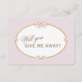 Waterverf blowers Gold geeft me weg Kaart