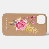 Waterverf blowers Gold persoonlijke Apple Iphone Case-Mate iPhone Case (Achterkant (horizontaal))