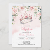 Waterverf blozen bloemkrans Dop tiara Kaart (Voorkant)