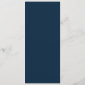 waterverf blozen lijst bruiloft menu (Achterkant)