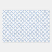 Waterverf Blue Bow Lemons Inpakpapier Vel (Voorkant 2)