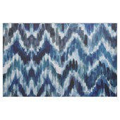 Waterverf Blue Chevron Ikat Stof (Fat Quarter)