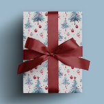 Waterverf Blue Christmas Feestelijke Modern Holida Cadeaupapier<br><div class="desc">Waterverf Blue Christmas Festive Modern Holiday Wrapping Paper toont een prachtig patroon van blauwe kerstbomen versierd met levendige rode kerstballen, tegen een frisse witte achtergrond. Dit inpakpapier voegt een eigentijdse en elegante touch toe aan uw cadeau-cadeau, waardoor uw cadeaus onder de boom opvallen met zijn unieke en stijlvolle ontwerp. Perfect...</div>