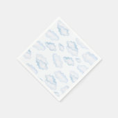 Waterverf Blue Cloud Baby shower Servet (Hoek)