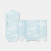 Waterverf Blue Clouds Cadeaubox Bedankdoosjes (Uitgevouwen)